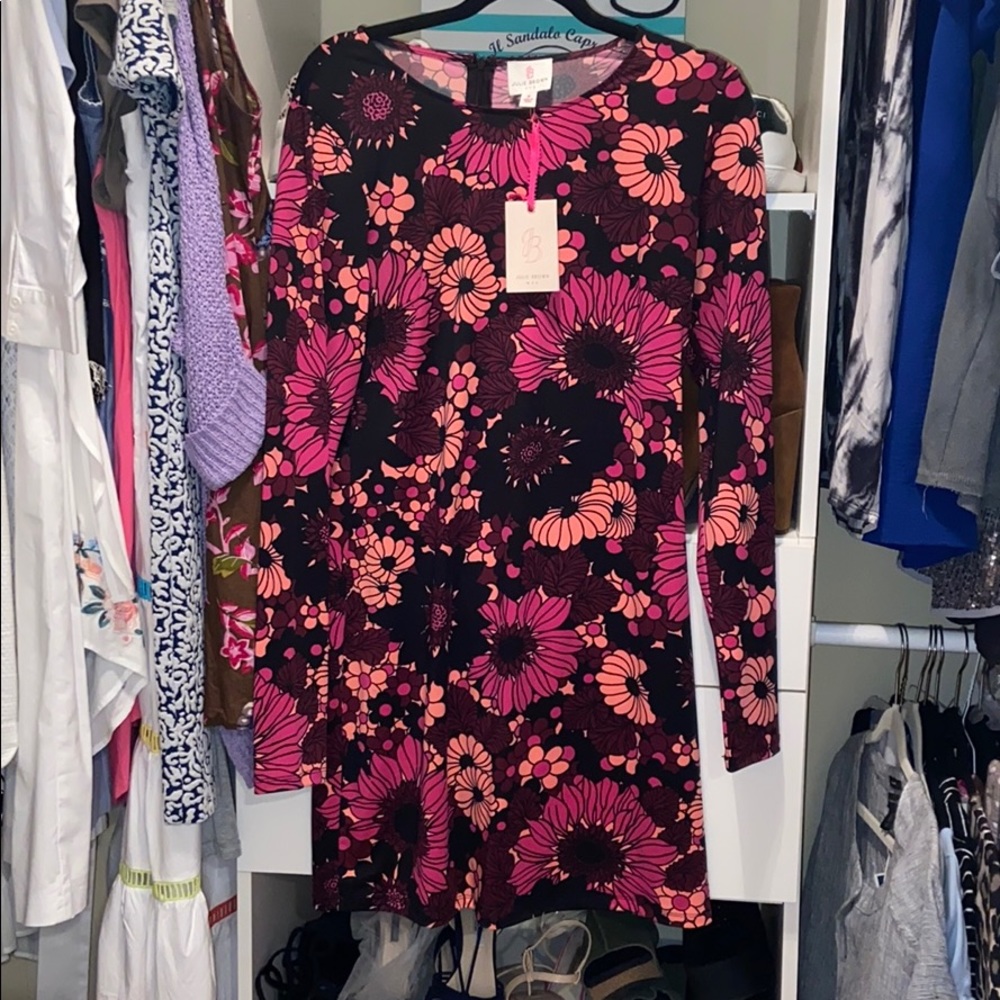 🌸 Julie Brown Dress Black Pansy 🌸